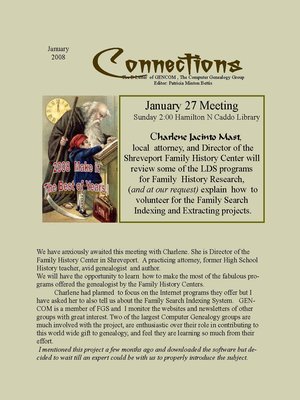 cover image of Gencom Connections Newsletter - 2008